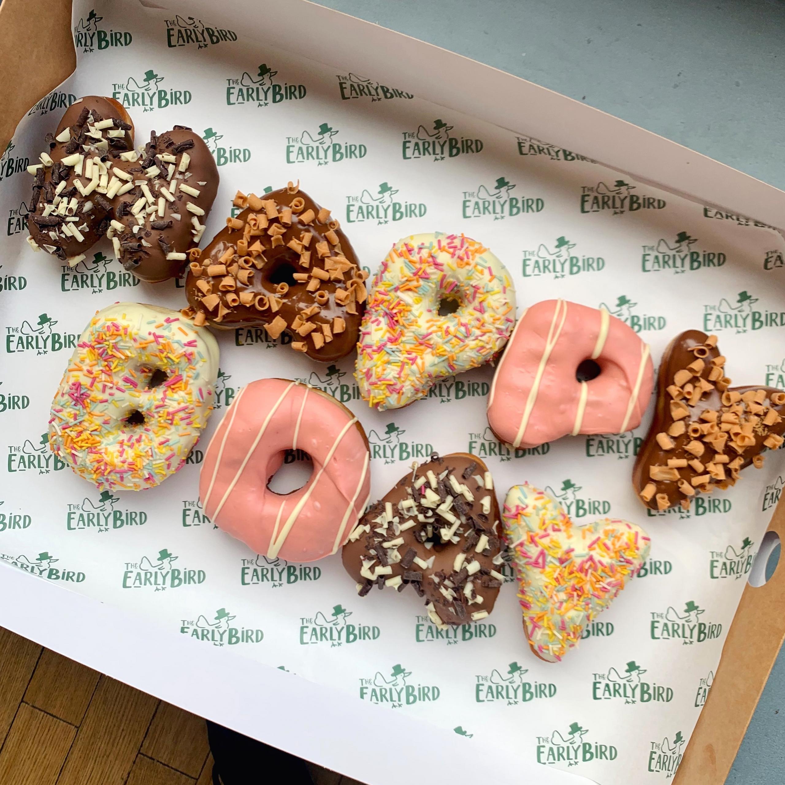 Bespoke Happy Bday Doughnuts - EarlyBird